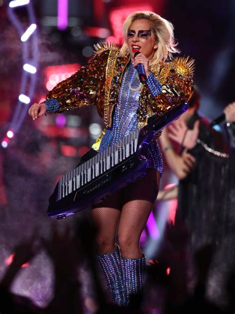 Lady Gaga wins the Super Bowl halftime in sparkly looks by 